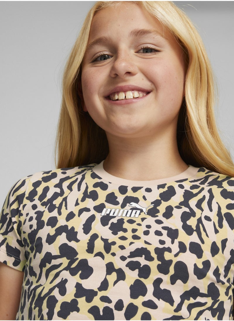 PUMA - Alpha Printed Girls Short Sleeve T-shirt - Image 1