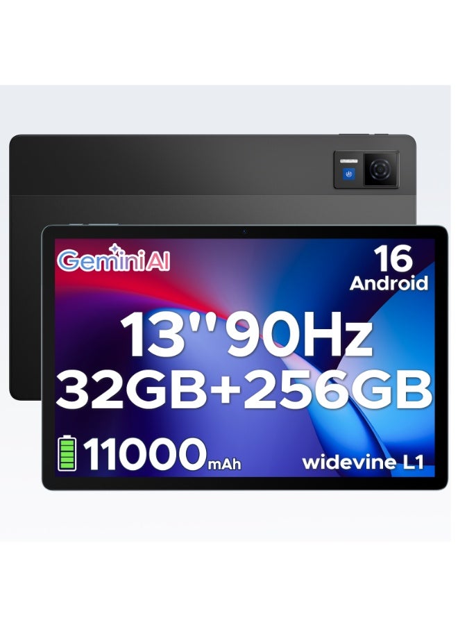 دوجي DOOGEE U13 أندرويد 16 اللوح، 13 بوصة FHD + شاشة، 32GB + 256GB، بطارية 11000mAh، 90Hz معدل تحديث، جيميني الذكاء الاصطناعي، Widevine L1، معالج Octa-Core، كاميرا 13MP، واي فاي 5G، معرف الوجه - Image 1