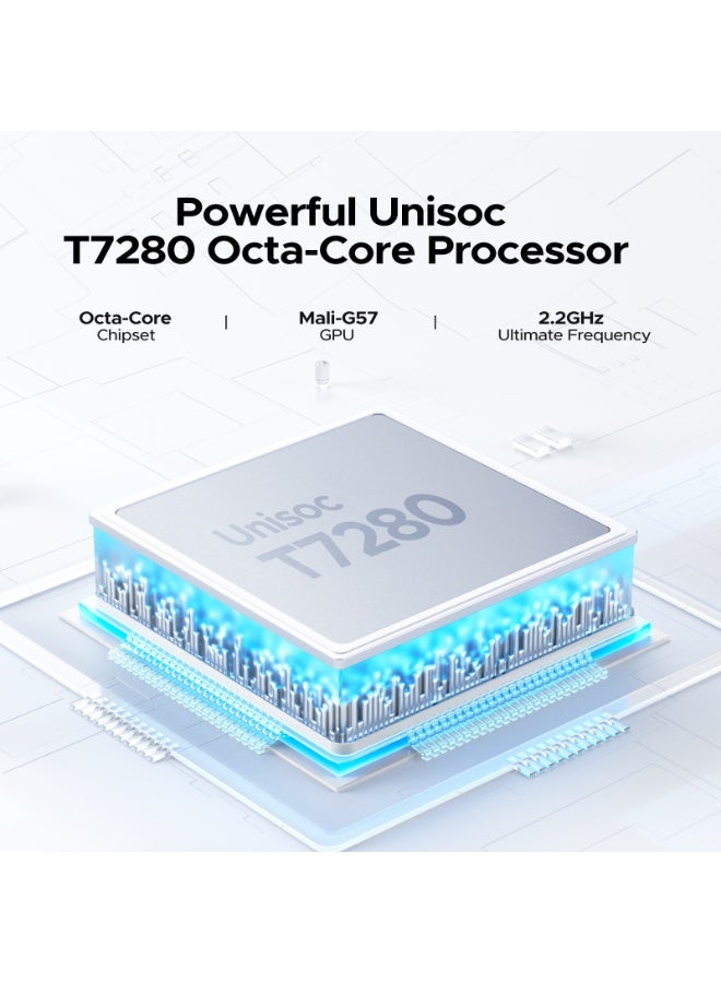دوجي DOOGEE U13 أندرويد 16 اللوح، 13 بوصة FHD + شاشة، 32GB + 256GB، بطارية 11000mAh، 90Hz معدل تحديث، جيميني الذكاء الاصطناعي، Widevine L1، معالج Octa-Core، كاميرا 13MP، واي فاي 5G، معرف الوجه - Image 2