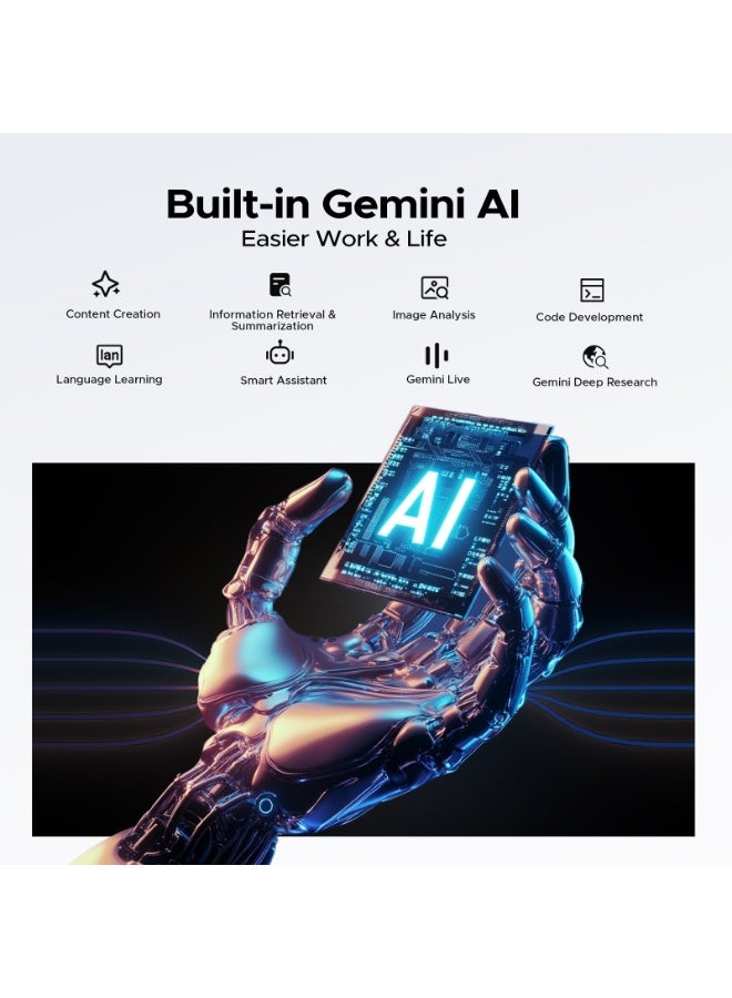 دوجي DOOGEE U13 أندرويد 16 اللوح، 13 بوصة FHD + شاشة، 32GB + 256GB، بطارية 11000mAh، 90Hz معدل تحديث، جيميني الذكاء الاصطناعي، Widevine L1، معالج Octa-Core، كاميرا 13MP، واي فاي 5G، معرف الوجه - Image 4