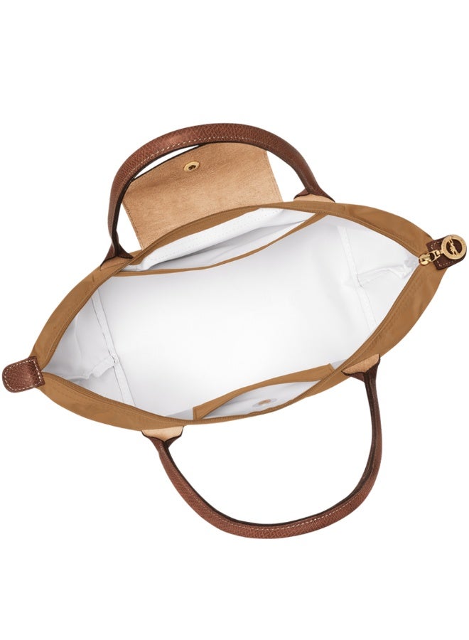 Longchamp Le Pliage Medium Tote Bag, Warm Caramel Brown, Waterproof Fabric with Synthetic Leather Trim - Image 5