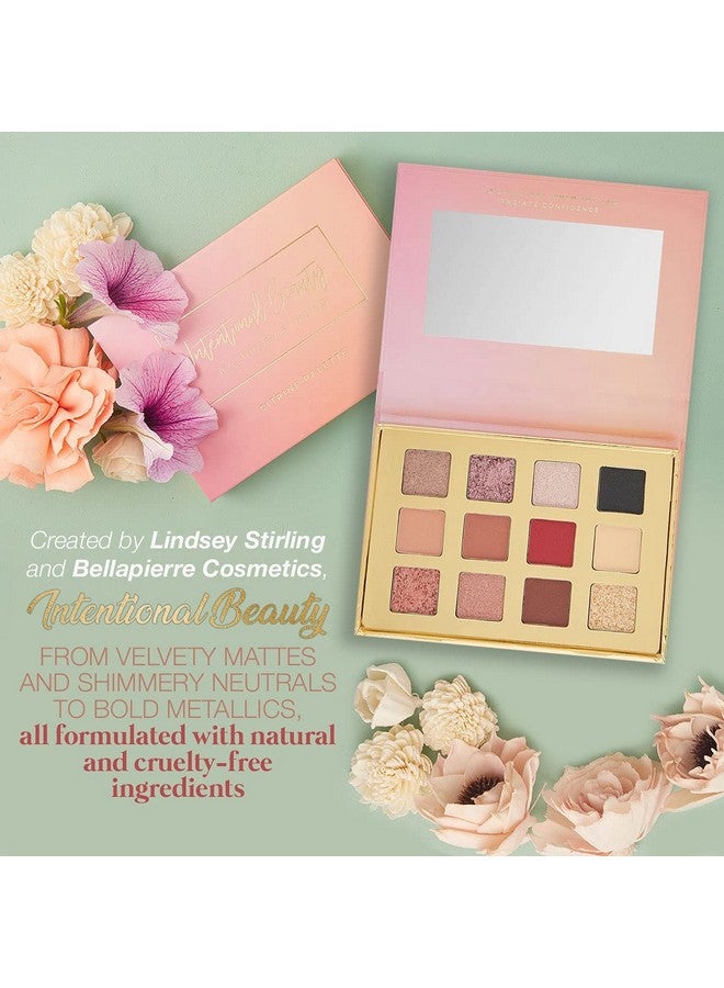 BellaPierre Lindsey Stirling Citrine Palette | 12 Color Eyeshadow Palette Infused With Citrine Crystal | Nontoxic & Paraben Free | Cruelty Free - Image 4