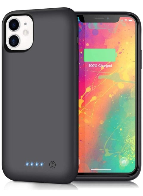 Battery Case for iPhone 11, Newest [4500mAh] Portable Charging Case Rechargeable External Battery Pack Protective Extended Battery Backup Charger Case for iPhone 11 (6.1 inch)
