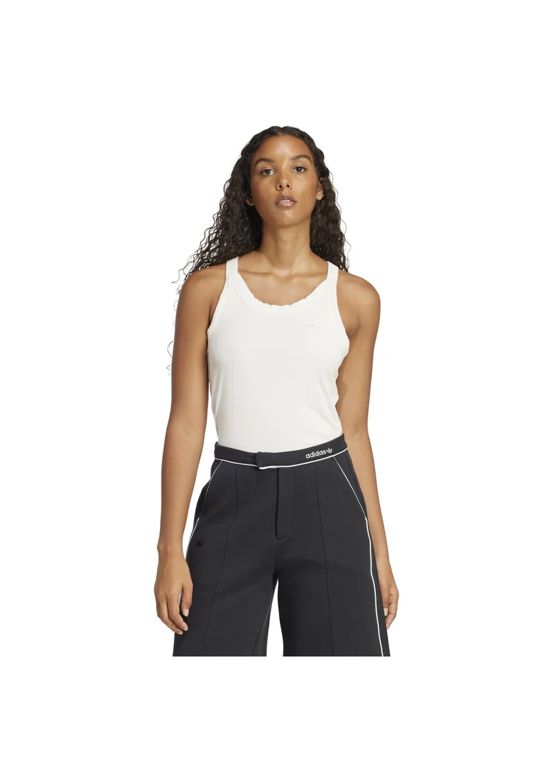 اديداس adidas P ESS TANK TOP White Originals Women TOPS