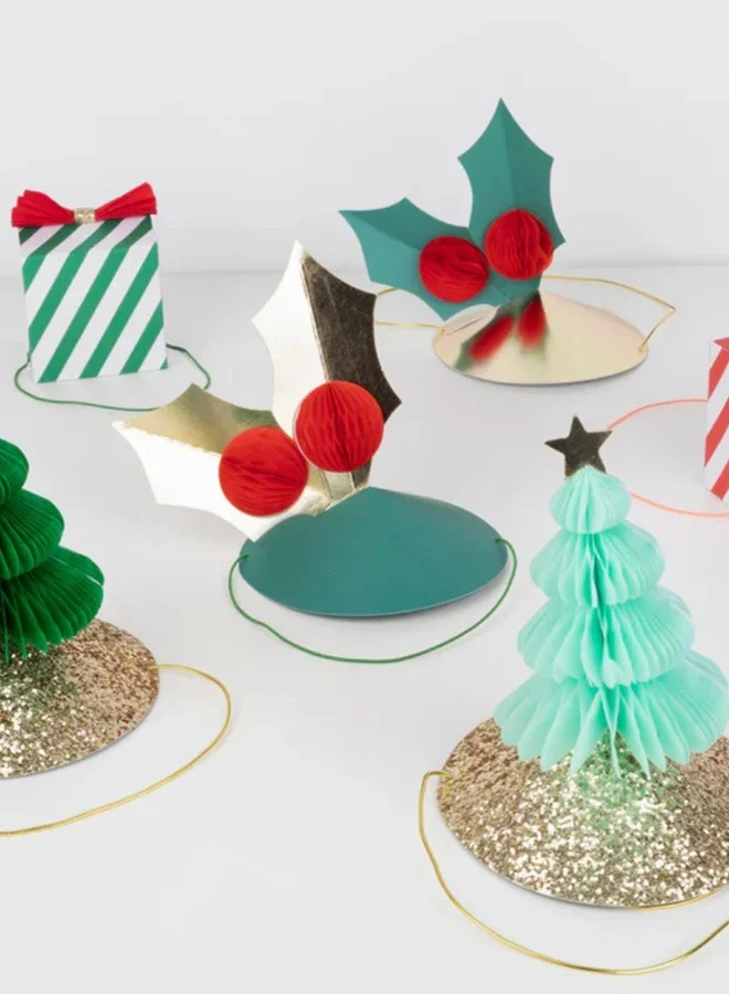 Meri Meri Mixed Christmas Party Hats