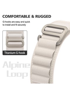 BORTONY Alpine Loop Compatible with Apple Watch Band 38mm 40mm 41mm for Women Men Rugged G Hook and Adjustable Sport Watch Band for i watch Ultra SE Series 8 7 6 5  - Image 4