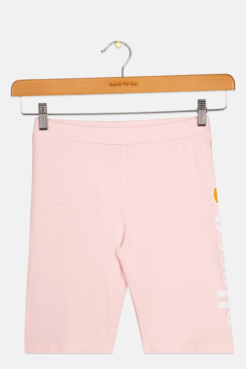 Ellesse Kids Girl Sportswear Fit Cycling Shorts, Pink - Image 1