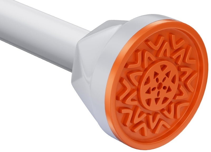 TITGIPE Shower Curtain Rod 32-80 Inches, No Drill Shower Rod Tension, Never Rust Anti-Slip Shower Curtain Rod for Bathroom Window, Adjustable Tension Shower Curtain Rod White - Image 1