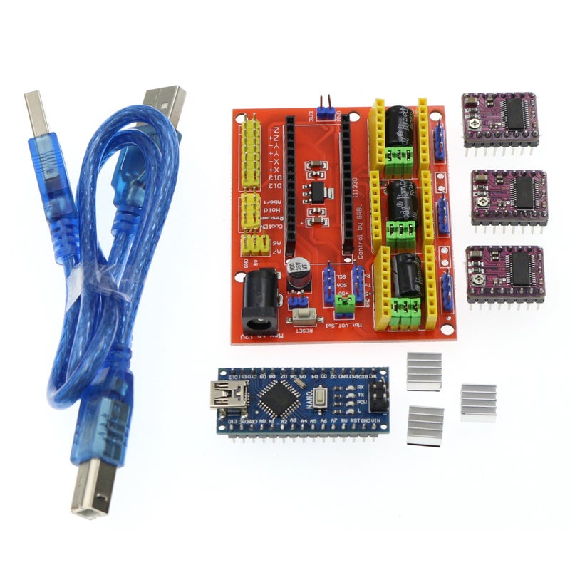 3D Printer Accessory Kit CNC Shield V4 Engrver Fitting Set Improved Version Development Board - Image 1