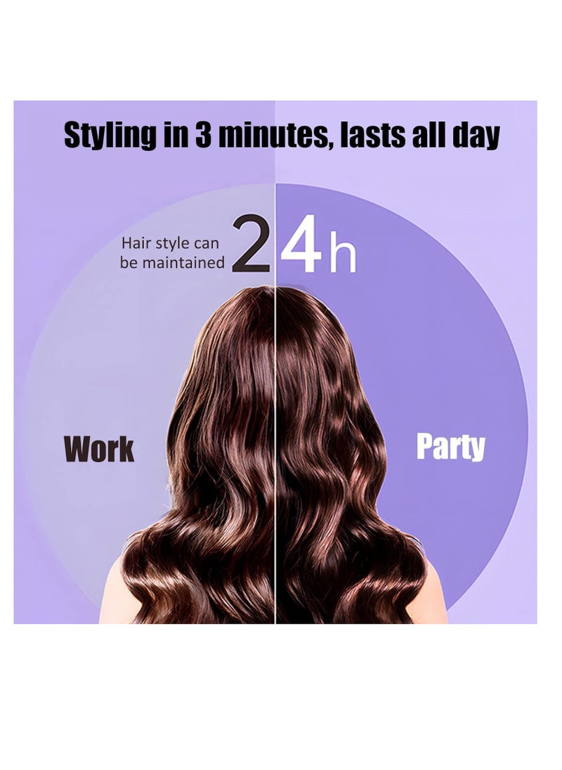 McDou - 32mm Automatic Curler Tourmaline Ceramic Curling Wand 360° Rotating Curling Wand 3 Temperature Settings Dual Voltage and Anti-Scalding Create Beautiful Curls - Image 1