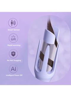 McDou 32mm Automatic Curler Tourmaline Ceramic Curling Wand 360° Rotating Curling Wand 3 Temperature Settings Dual Voltage and Anti-Scalding Create Beautiful Curls  - Image 3