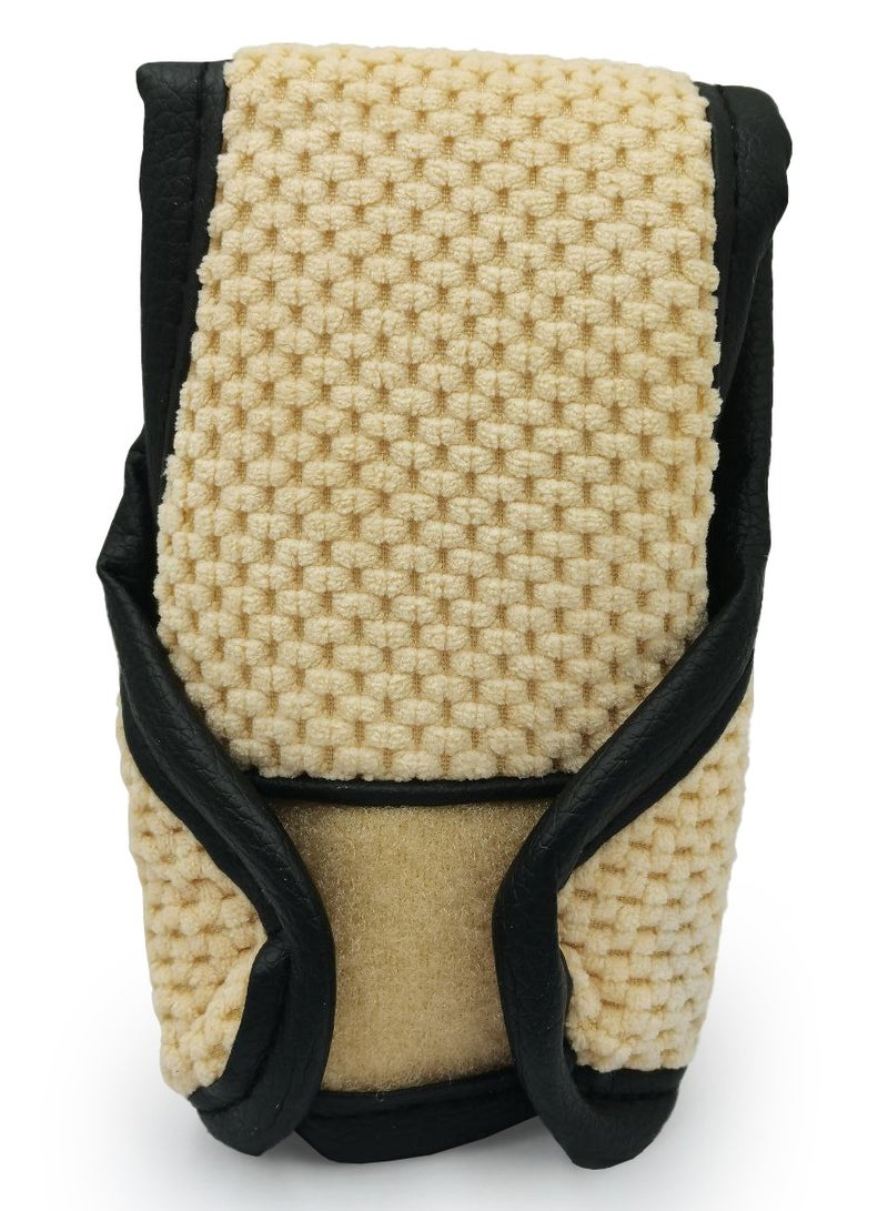 سبايدر غطاء ناقل الحركة الأوتوماتيكي من سبايدر بريميوم يونيفرسال مع مقبض تروس مريح ومريح بيج، أسود صغير GDT111 - Image 3