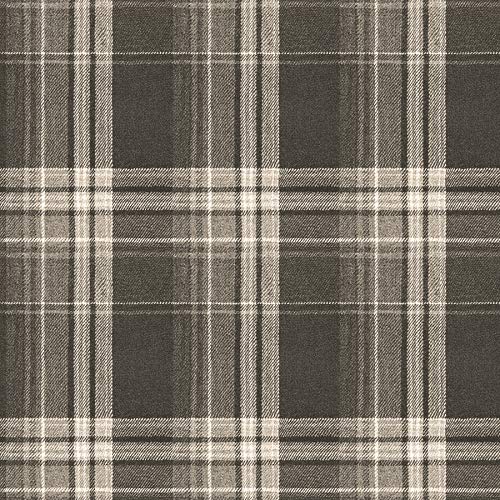 Chesapeake Brown Chesapeake 311812671 Saranac Flannel Wallpaper Dark Brown - Image 1