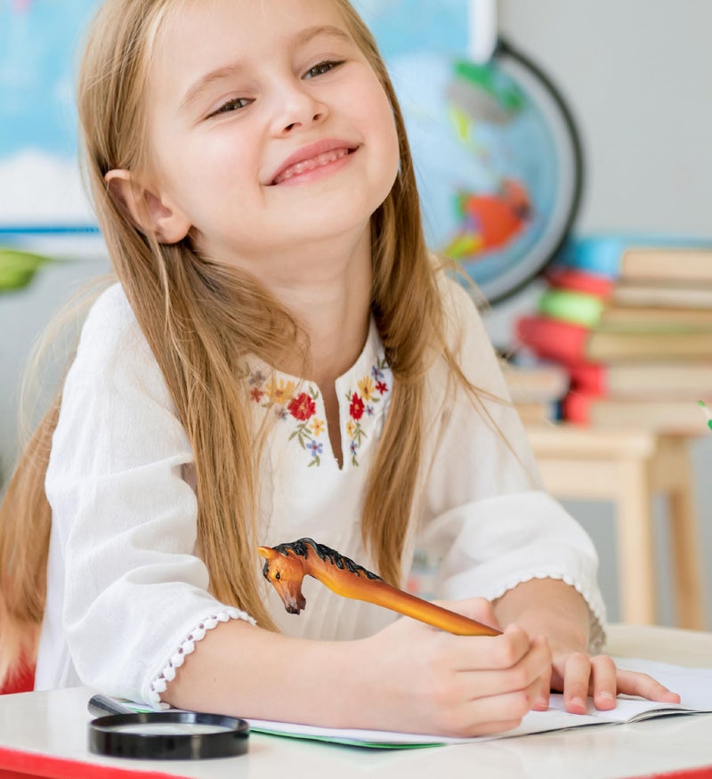 Puzzled Planet Pens Brown Horse Pen - Cute School Supplies for Girls and Boys, Fun Pens for Adults, and Cool Writing Pens for School and Work, Journaling Pens for Girls and Boys, Ideal Horse Party Favors Gift - Image 5