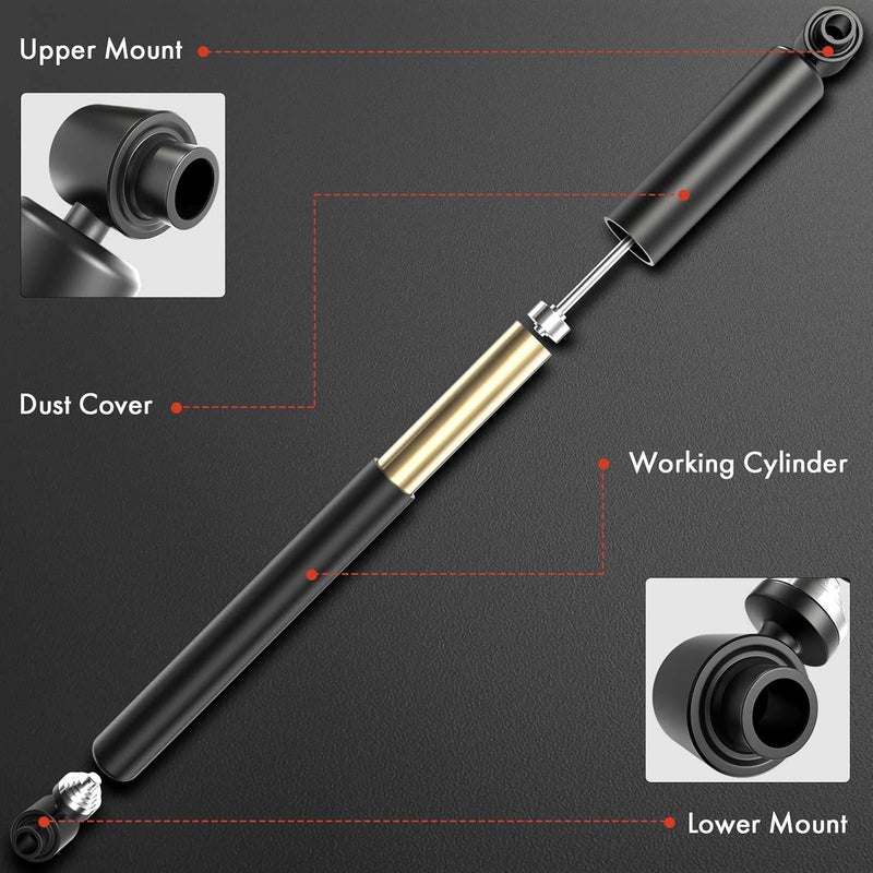 A-Premium Front Steering Damper for Chevrolet Silverado, GMC Sierra, and Jeep Models - Image 2