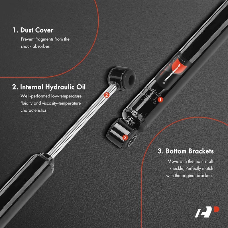 A-Premium Front Steering Damper for Chevrolet Silverado, GMC Sierra, and Jeep Models - Image 3