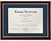 Flagship Frames Flagship Frames Flagship Diploma Frame Real Wood & Glass Golden Rim Sized 8.5x11 Inch with Mat and 11x14 Inch Without  - Image 2