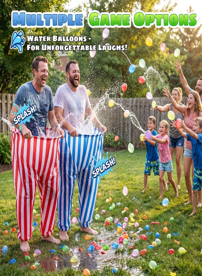 CWLAKON 133 PCS Granny Pants Outdoor Game 2 Pack with 16 Balls, Granny Pants Yard Game Easter Games Set, Giant Pants Ball Catch Game for Kids Adults Backyard Field Day Carnival Birthday Party Family Reunion - Image 4