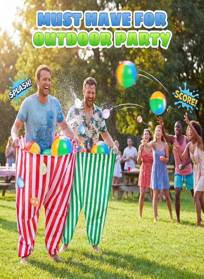 CWLAKON 133 PCS Granny Pants Outdoor Game 2 Pack with 16 Balls, Granny Pants Yard Game Easter Games Set, Giant Pants Ball Catch Game for Kids Adults Backyard Field Day Carnival Birthday Party Family Reunion - Image 2