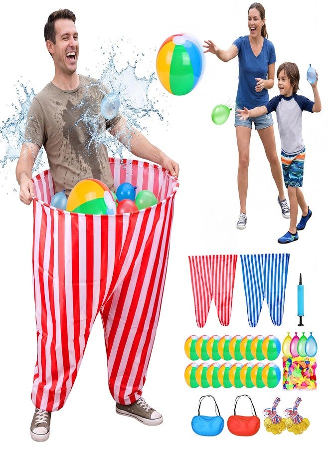 CWLAKON 133 PCS Granny Pants Outdoor Game 2 Pack with 16 Balls, Granny Pants Yard Game Easter Games Set, Giant Pants Ball Catch Game for Kids Adults Backyard Field Day Carnival Birthday Party Family Reunion - Image 1