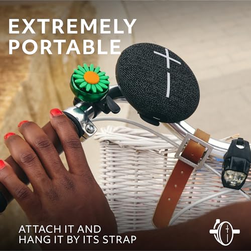 Ultimate Ears MINIROLL Ultra-Portable Waterproof Bluetooth Speaker, Big Bass, IP67 Dustproof, 131 ft Range - Gentle Black - Image 3