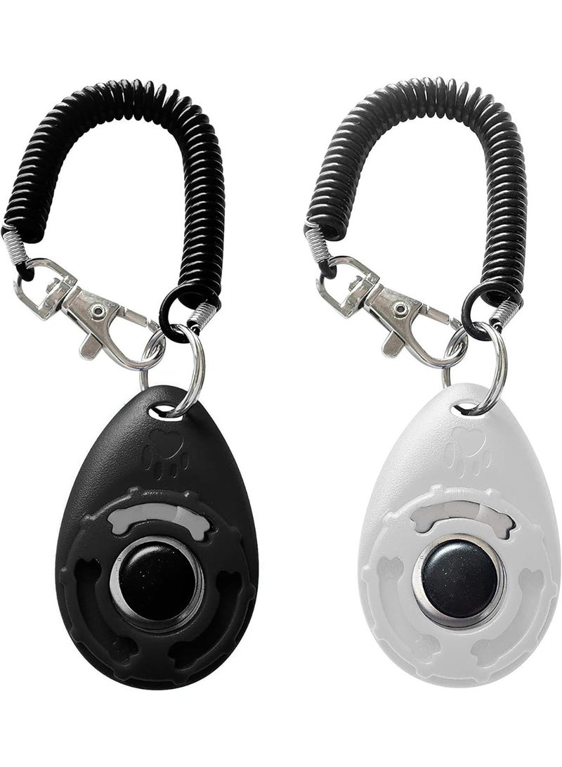 سونسر الفرس 2 حزمة نقرات لتدريب ، تدريب مع حزام المعصم ، طقم تدريب جرو الفرس ، نقرات تدريب ، مدرب الأليفة الفرس للحيوانات الأليفة - Image 1