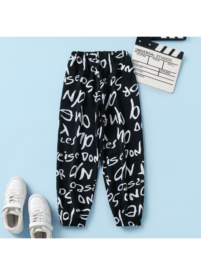 Badibadi spring And Autumn Children's Pants, Girls' Long Pants, Thin Mosquito-repellent Pants, Loose And Comfortable Casual Trousers - Image 4