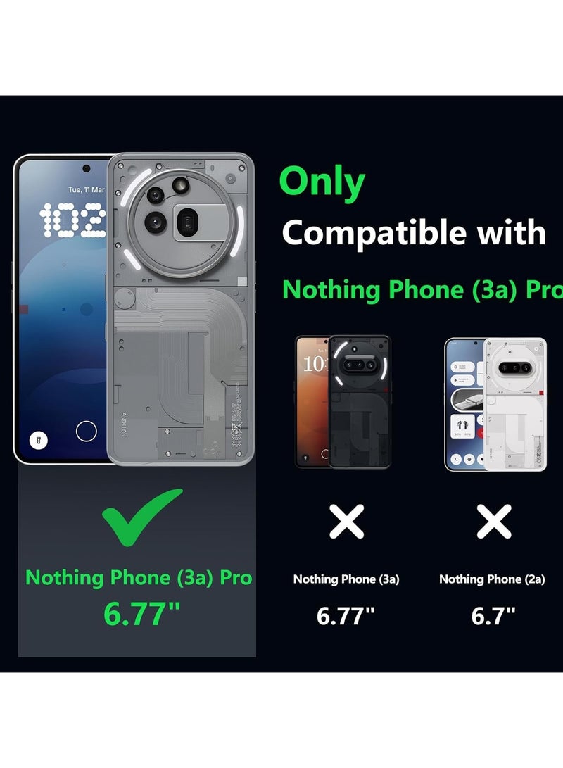 غطاء خلفي شفاف للغاية لهاتف Nothing Phone 3a Pro 5G، حماية 360 درجة، تصميم مقاوم للصدمات، غطاء خلفي شفاف لهاتف Nothing Phone 3a Pro 5G - Image 2