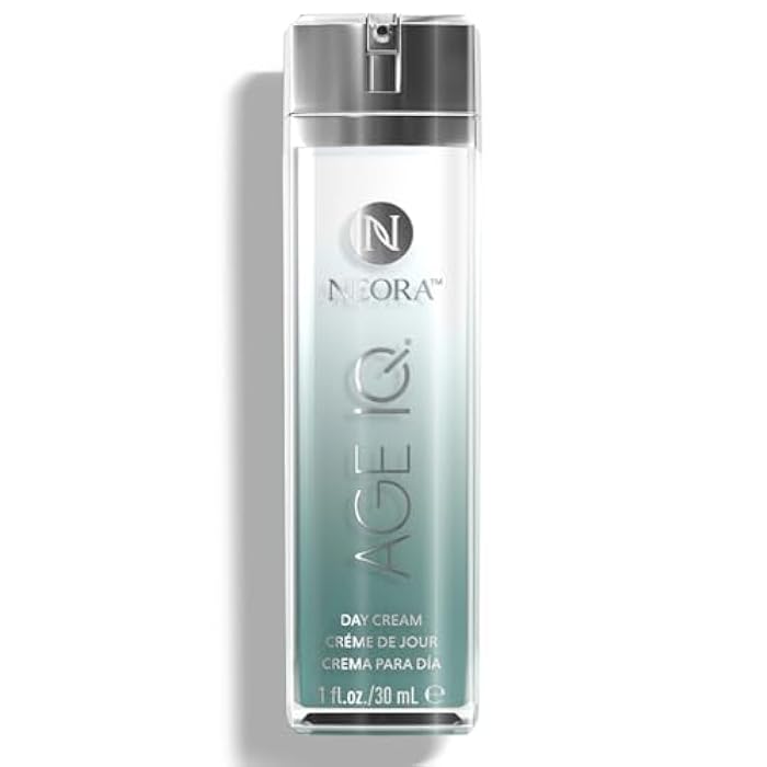 NEORA Age IQ - Day Cream with Bidens Pilosa, Peptides, Vitamin C & Jojoba - Hydrates, Smooths Fine Lines, Supports Radiance for All Skin Types -1 fl.oz. - Image 1