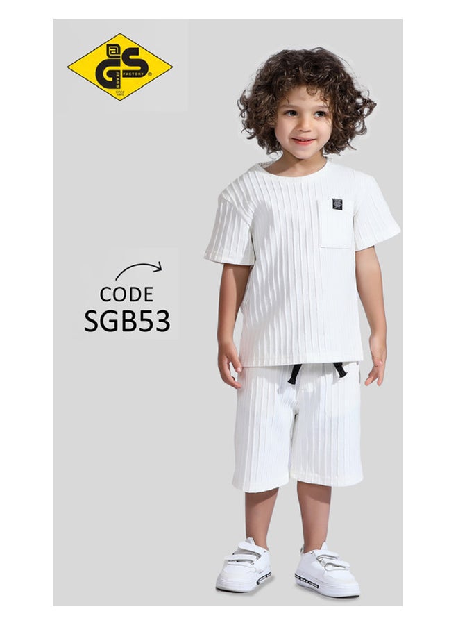 طقم قطني صيفي للأولاد