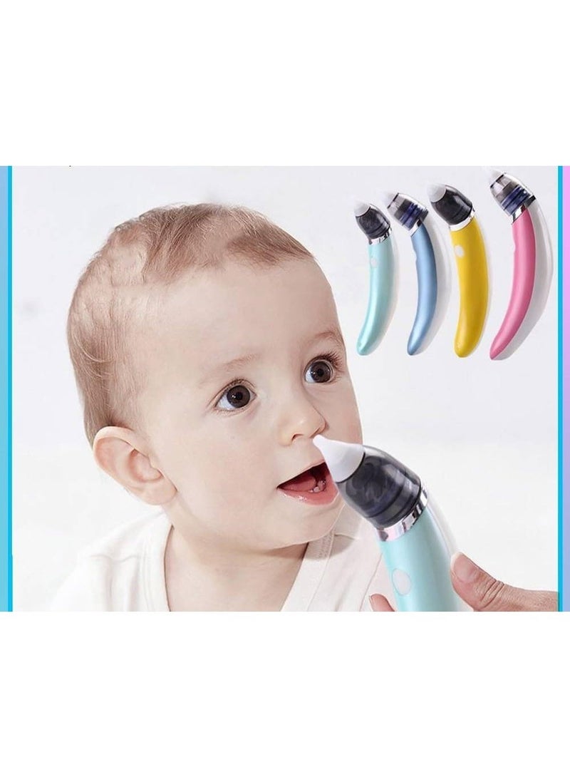 Electric nasal aspirator for newborns – 5 suction levels, 2 soft silicone tips, rechargeable, easy to disassemble and clean, anti-reflux – suitable from day one