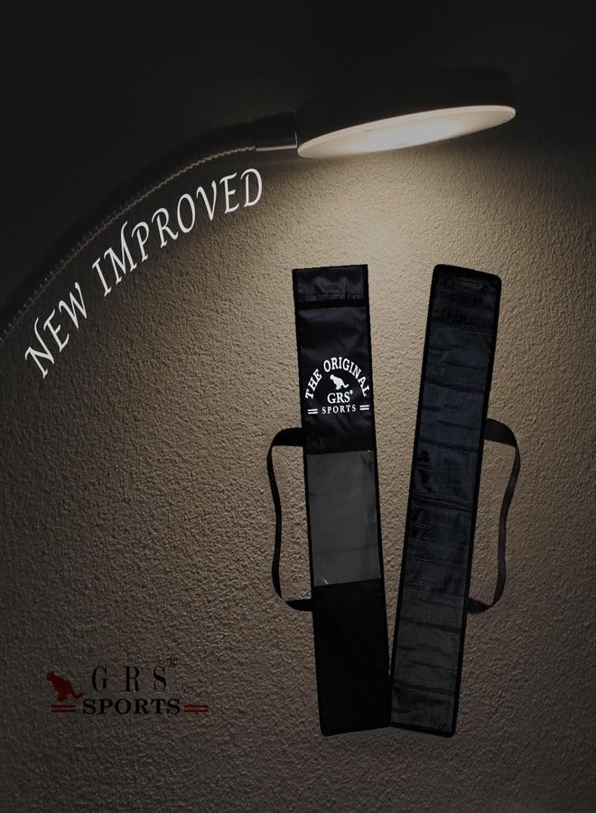 Grès GRS Bat Cover Full Size - Premium Tetron Material (Black, Pack of 1) | Heavy-Duty Polyester with Strong Shoulder Strap | Fits Wooden & Plastic Bats | Protective Carry Case - Image 3