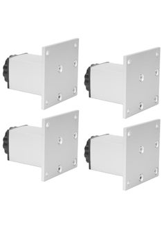 Thoraya 4Pcs Set Square‑Shaped Aluminum Alloy Adjustable Furniture Cabinet Table Sofa Legs Support(Square Furniture Leg 80mm Oxide Color )  - Image 3
