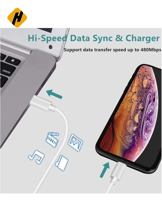 HuHa - USB C to Lightning Cable 6.6ft [Apple MFi Certified] PD Fast Charging and Hi-speed Syncing Cord Compatible with iPhone X/XS/XR/XS MAX/8/8 Plus, - Image 1