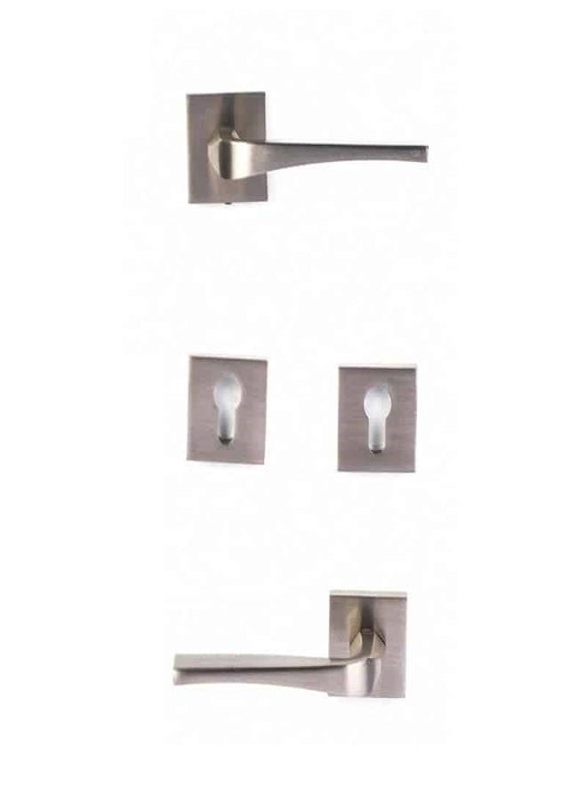 AHRAM Rosette Door Handle Set Pitagora- Nicle matt - FH2401R06CN201  - Image 2