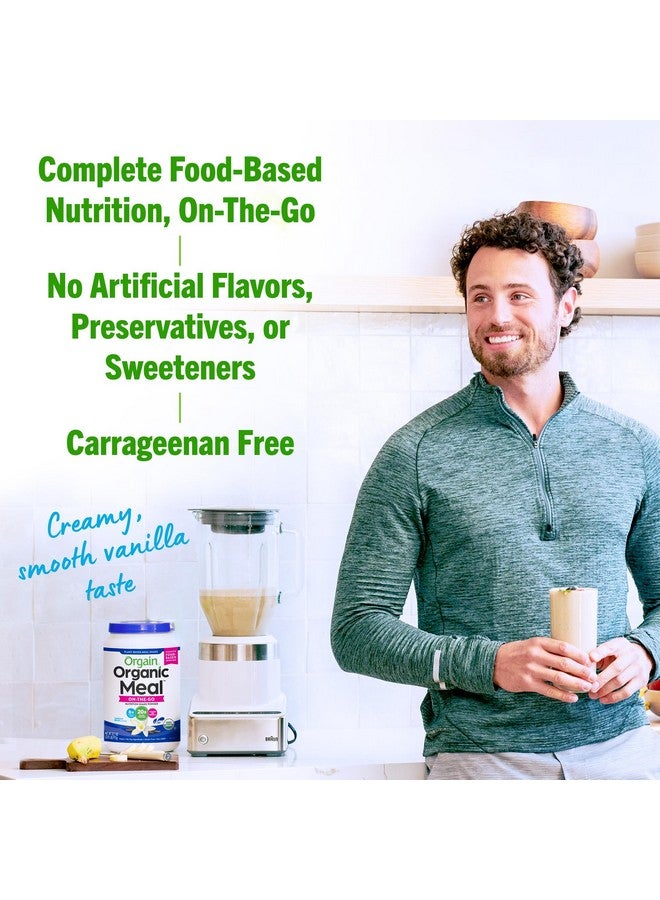 Orgain Organic Meal, Vegan Meal Replacement Protein Powder, Vanilla Bean - 20g Plant Based Protein, 6g Prebiotic Fiber, Fruits, Vegetables & Greens, Gluten Free, Shakes & Smoothies, 2.01lb - Image 4