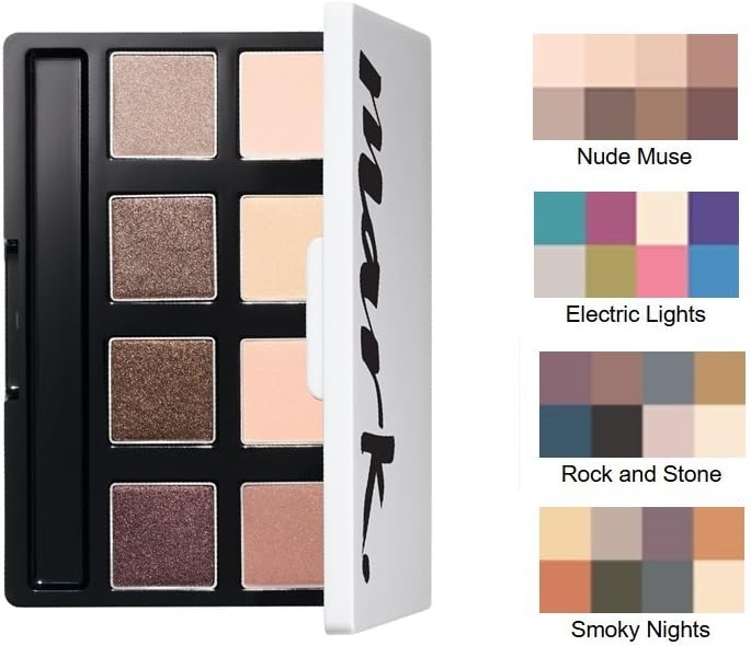 باليت ظلال العيون مارك آي إمبريشنست 8 في 1 رطب جاف ليالي مدخنة