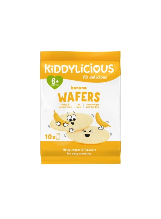Wafers, Banana - 10x4g, UK