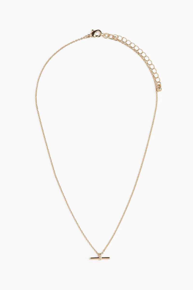 H&M T-bar necklace
