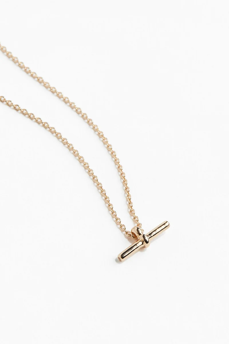 H&M T-bar necklace