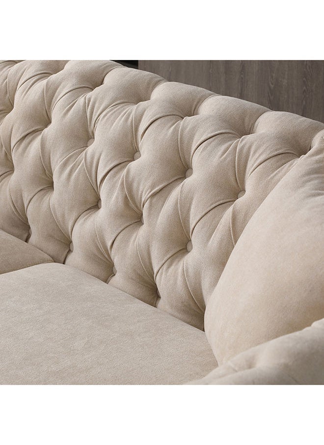 Home Box Oro 2-Seater Fabric Sofa With 2 Cushions 92x80x166 cm  - Image 3