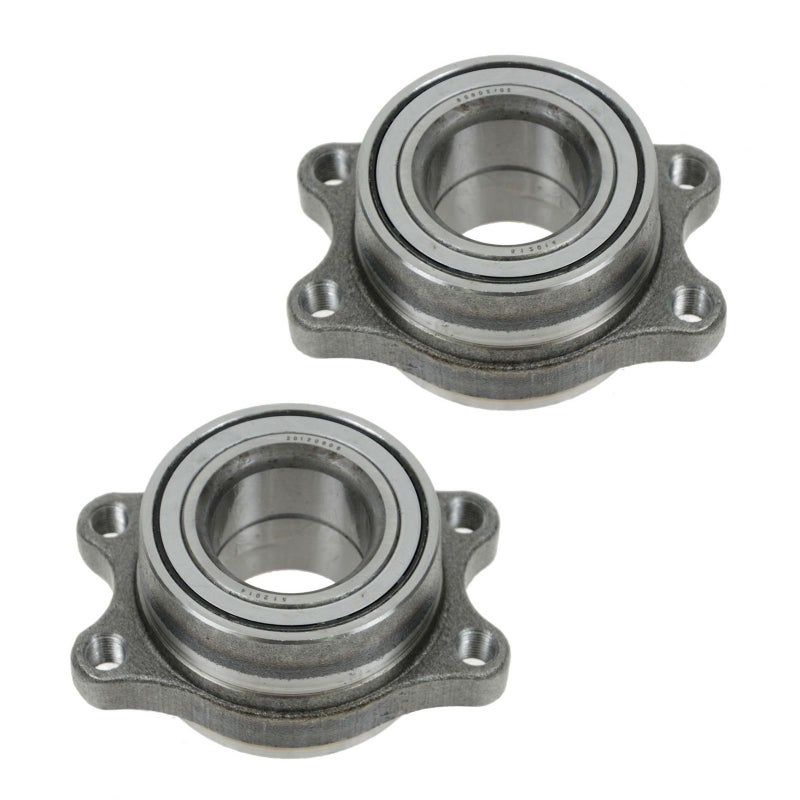 TRQ Wheel Bearing Module Rear Driver Left Side Passenger Right Side 2 Piece Set for Nissan 1989 1990 1991 1992 1993 1994 1995 1996 1997 1998 240SX