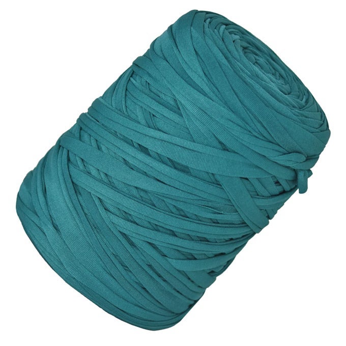 TSHIRT YARN 130 YARDS KNITTING YARN FABRIC CROCHET CLOTH SOLID COLOR TSHIRT YARN FOR CROCHETING BEGINNERS DIY HAND CRAFT BAG BLANKET CUSHION PROJECTS MALACHITE GREEN