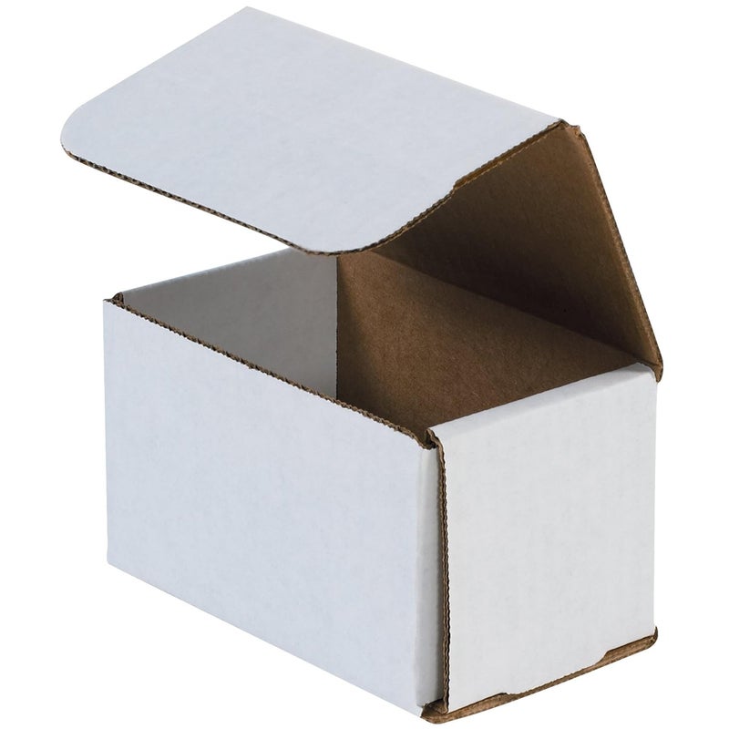 BOX USA BM533 5"L x 3"W x 3"H، أبيض (عبوة من 50) - Image 1
