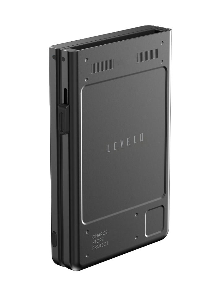باور بانك محمول 5000 مللي أمبير في الساعة 3 في 1 من أونيكس / شحن سريع 12 وات / حماية RFID / مؤشر LED / كابل قبضة / إخراج تلقائي - أسود