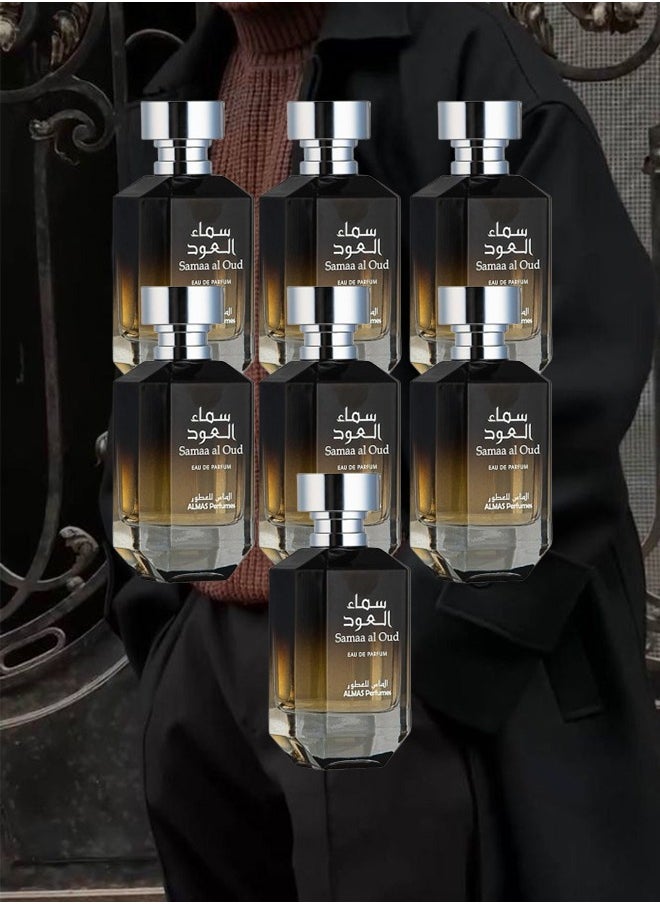 AL MAS 7 Pieces Samaa Al Oud Perfume For Men 100ml EDP  - Image 1