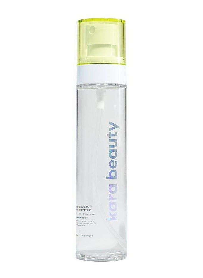 كارا بيوتي بخاخ تثبيت كارا بيوتي - كارا بيوتي Spray Setting Essentials بخاخ تثبيت طويل األمد يمنحك إطاللة مكياج مثالية تدوم طوال اليوم! تركيبته الخفيفة المميزة تجمع بين ماء الالفندر وطحالب البحر األيرلندية لتغذي بشرتك وتحافظ على انتعاش المكياج ومقاومته للتسرب. برذاذ ناعم ومريح، ُيعد الخطوة النهائية المثالية في روتين جمالك اليومي. كيفية االستخدام: .1 الخطوة األخيرة: استخدميه كآخر خطوة في روتين المكياج. .2 التحضير: رجي العبوة جيًدا قبل االستخدام. .3 التطبيق: أمسكي الزجاجة على بعد 12 بوصة من الوجه، ورشي الرذاذ بالتساوي بحركة متعرجة أو متقاطعة. .4 لمسة إضافية: يمكن استخدامه خالل اليوم إلنعاش المكياج واضافة شعور بالنضارة. يتميز بخاخ تثبيت كارا بيوتي بـ: * ثبات طويل األمد: يحافظ على مظهر مكياجك منتع ًشا ومضاًدا لالنتقال طوال اليوم. * تركيبة مغذية: غني بماء الالفندر وطحالب البحر األيرلندية، ليمنح بشرتك شعو ًرا باالنتعاش والترطيب. * رذاذ ناعم ومتجانس: يغلف البشرة بخفة دون أن يترك أي تكتالت أو شعور بالثقل. * مناسب لجميع أنواع البشرة: سواء كانت دهنية، جافة، أو مختلطة.  - Image 1
