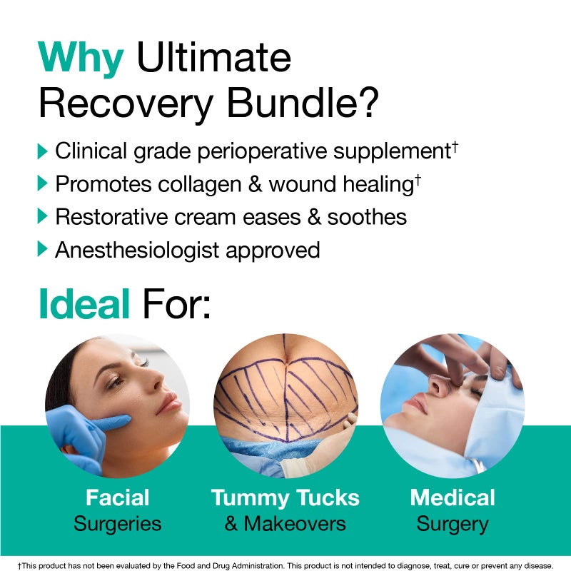 VitaMedica | Ultimate Recovery Bundle | Surgery Prep | Wound Healing | Supplements | Arnica K Oxide Cream | Hot Cold Packs | 30 Day Supply | Arnica Montana | Bromelain | Vitamin A | B Complex - Image 3