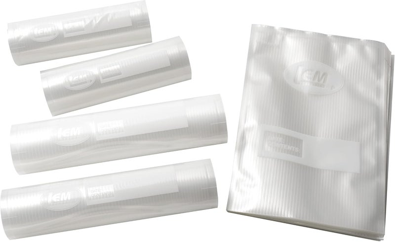 LEM Products MaxVac Combo Pack of Vacuum Sealer Bags and Rolls Compatible with Major Vacuum Sealer Brands - Image 1