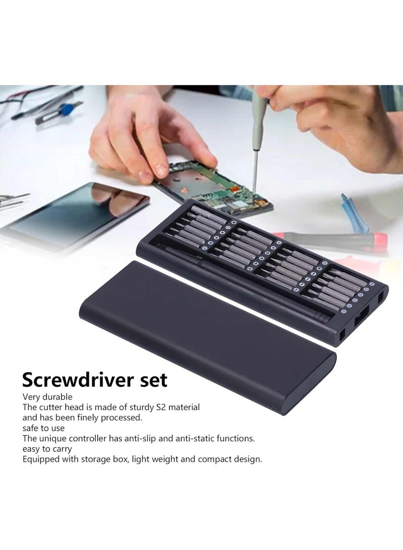 GGOOT 25 in 1 Screwdriver Set Multifunctional Mini Screwdriver Bit Precise Screwdriver Kit Hardware Repair Tool with Storage Box  - Image 4